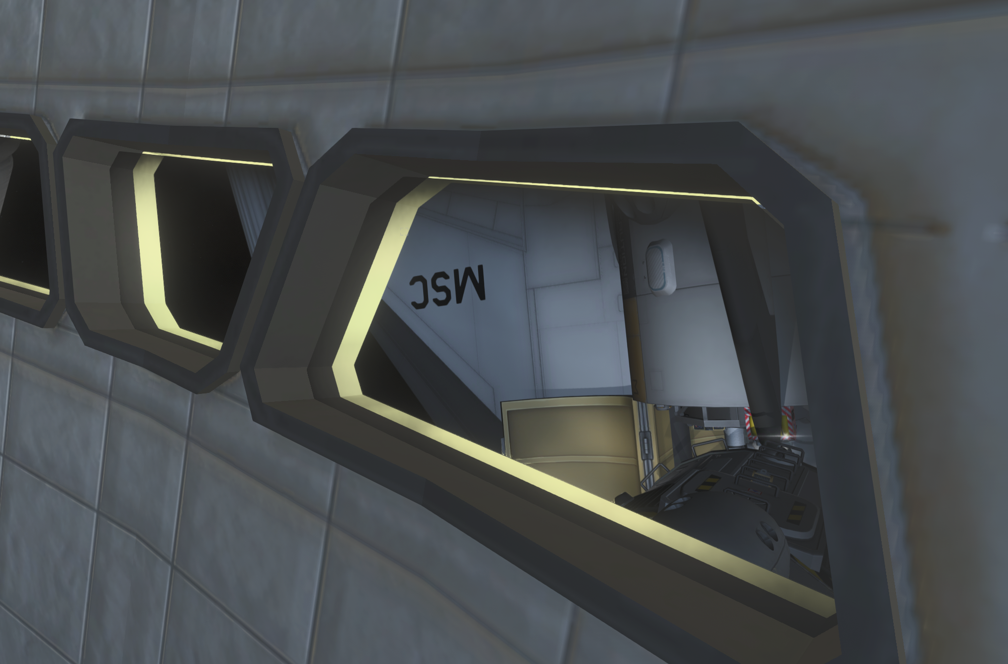 Confidence Docked Hestia View From Inside Hestia