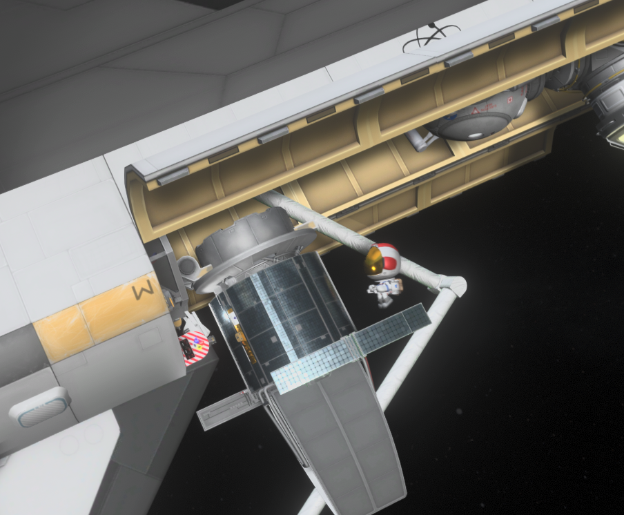 Confidence Satellite Release LKO EVA