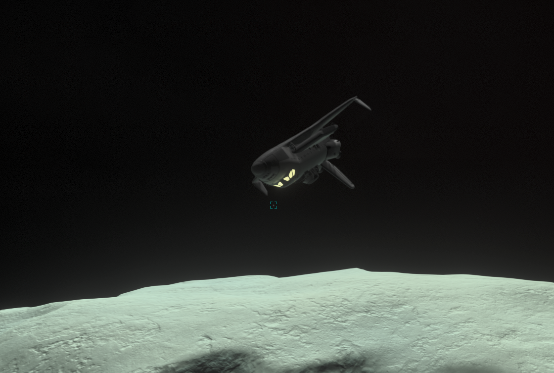 Falling Star Pre Landing Minmus 2 Pathfinder Marked in Background Orbit