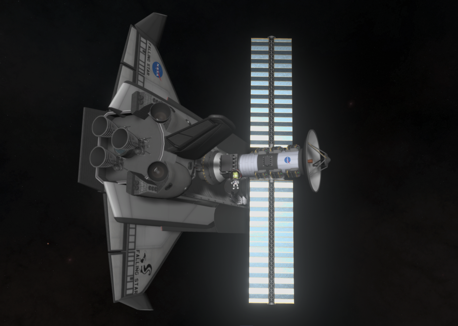 Falling Star Satellite Deployment